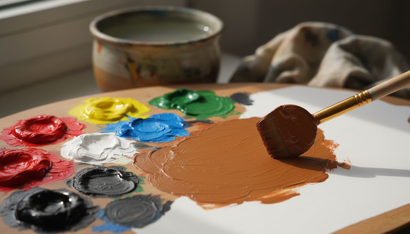 Comment faire du marron en peinture