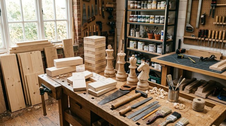 fabriquer jeux en bois géants