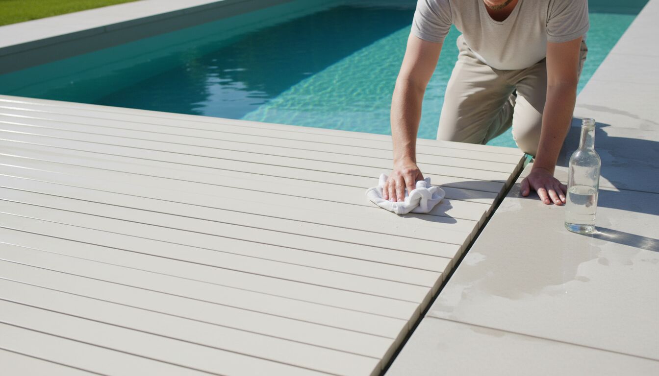 nettoyer volet roulant piscine vinaigre blanc