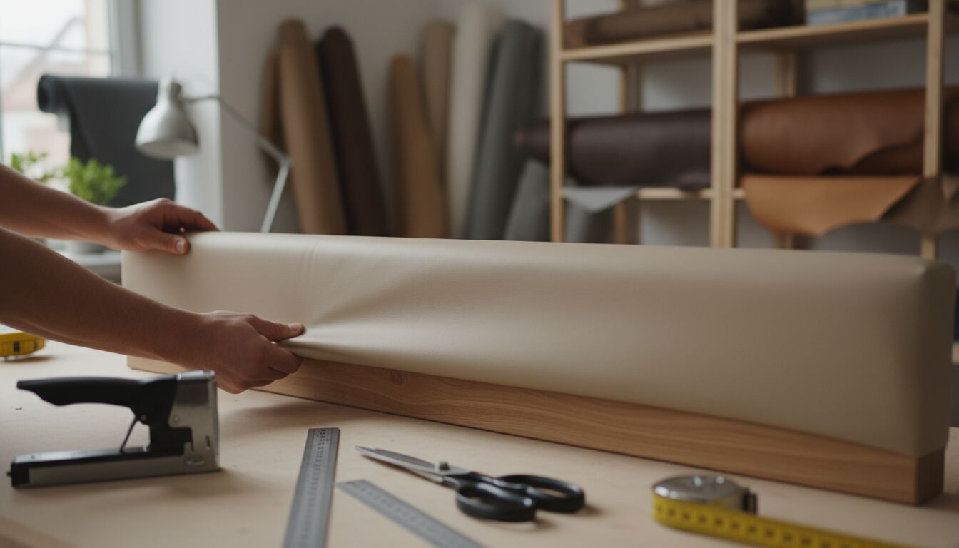 recouvrir une tete de lit en simili cuir