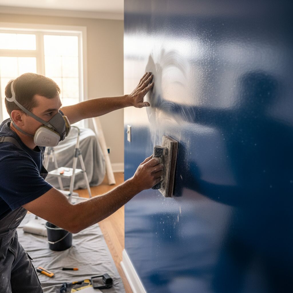 peut-on poser du papier peint sur un mur en peinture satinée