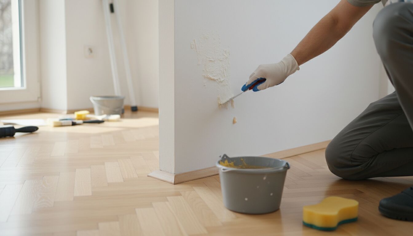 comment enlever la colle sur un mur avant de peindre