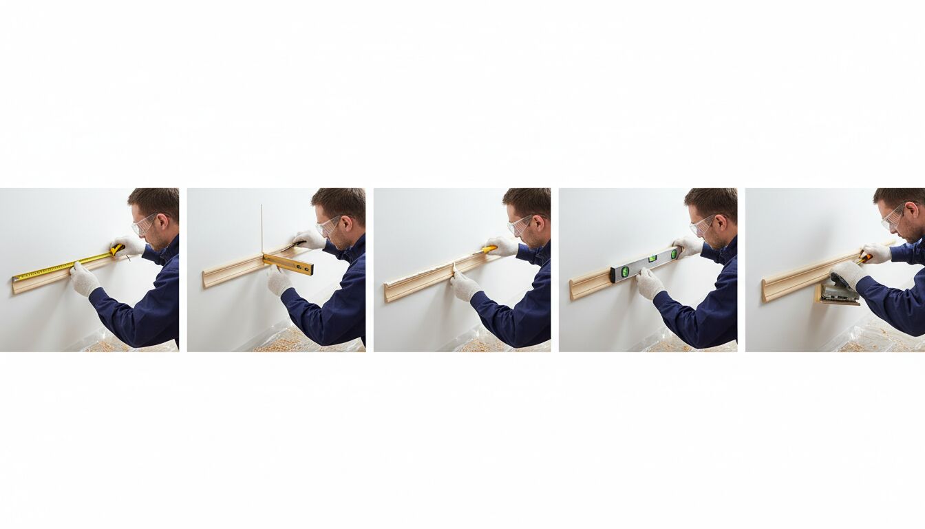 Comment poser des baguettes de finition