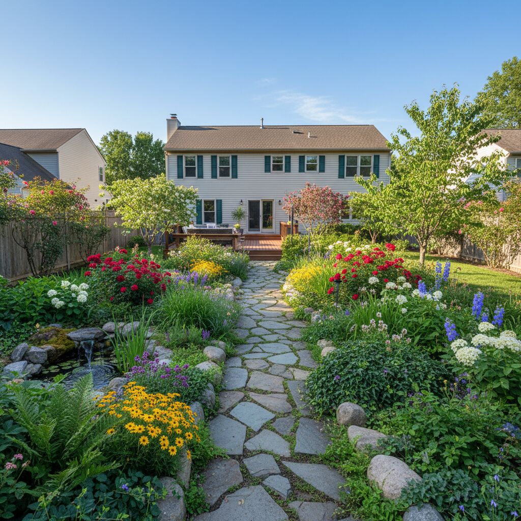 transformer une piscine en jardin