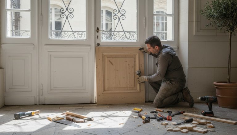 remplacer porte d'entrée sans changer de bâti