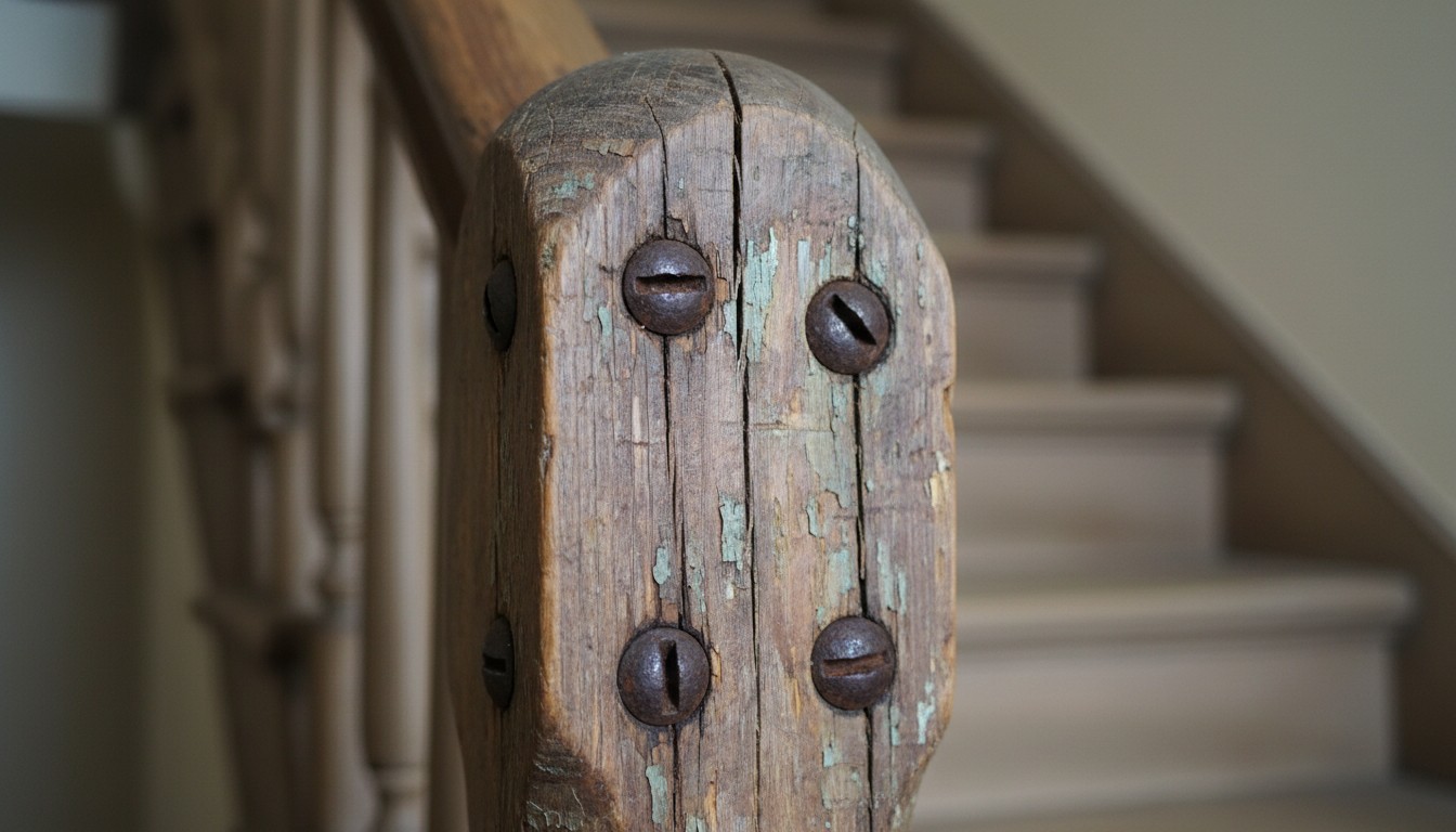 Comment enlever une rampe d'escalier en bois ?