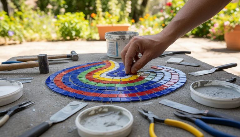 comment faire de la mosaïque extérieure