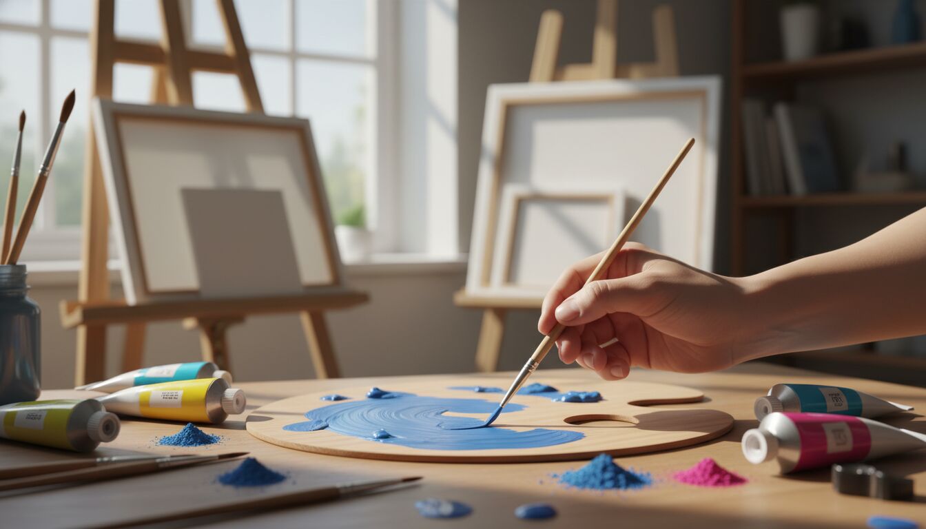Comment faire du bleu en peinture