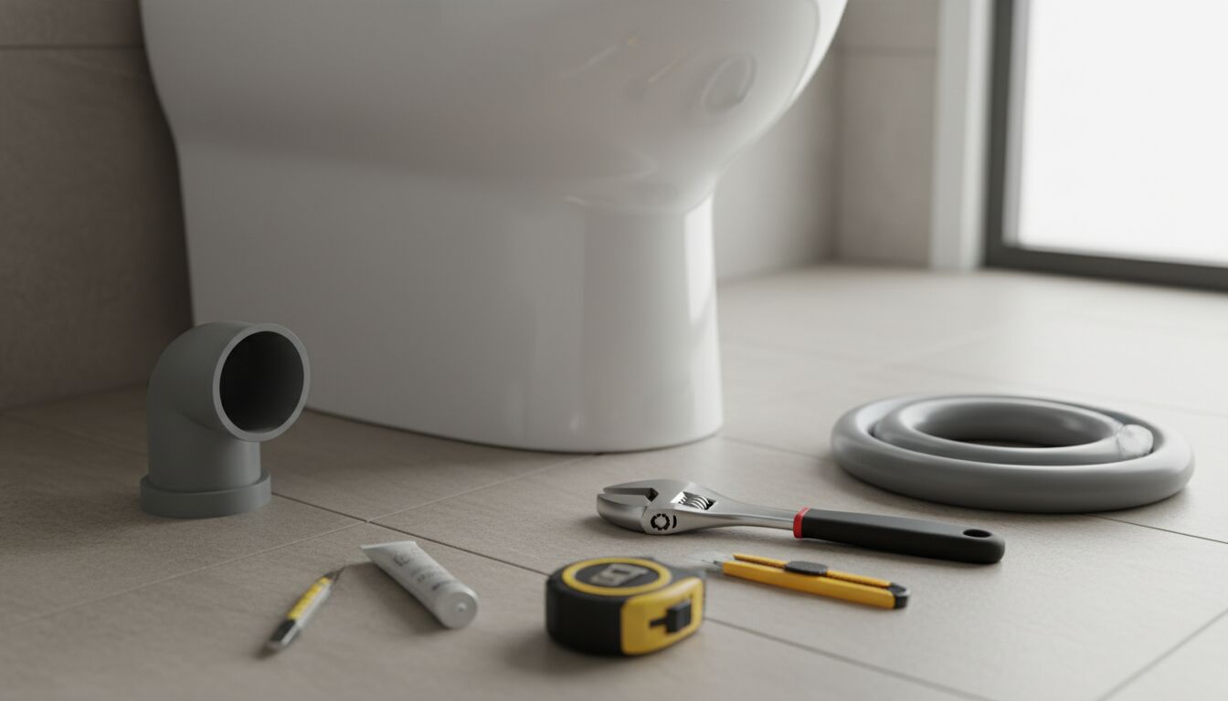 Comment raccorder un WC à l'évacuation
