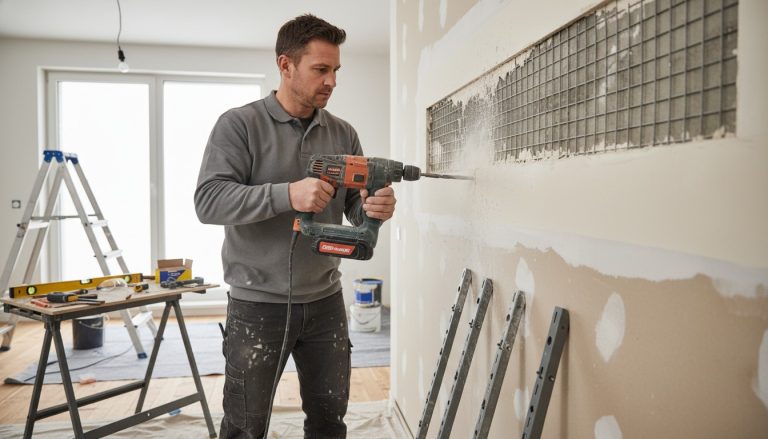 techniques pour renfort de cloison en placo