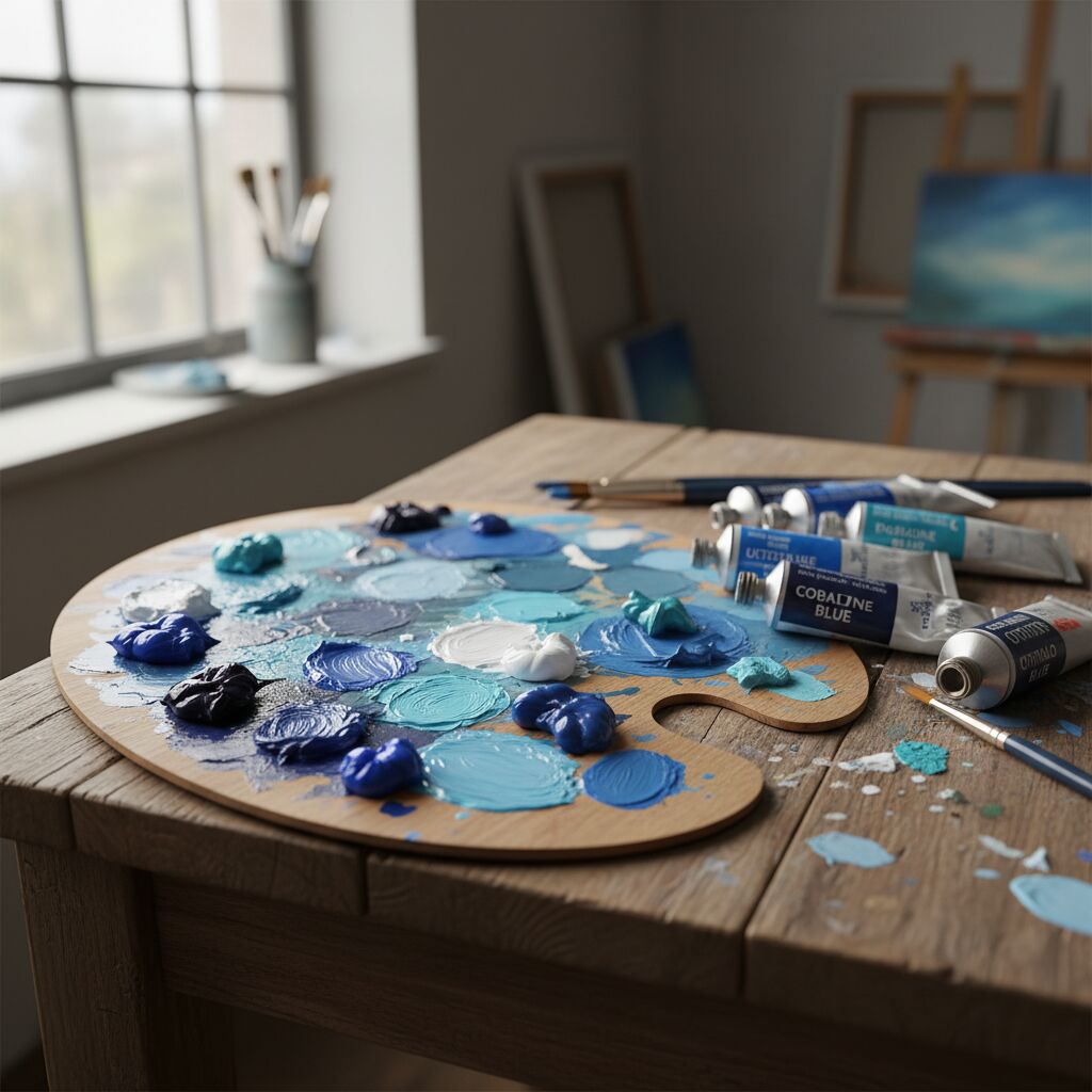 comment faire la couleur bleu en peinture