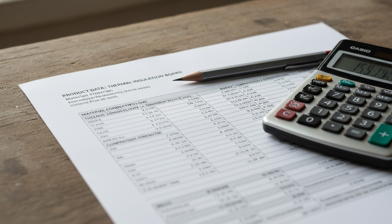 formule pour calculer résistance thermique d'un isolant