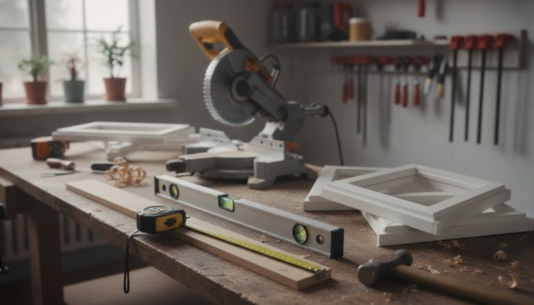 Méhode pour poser un encadrement de fenêtre