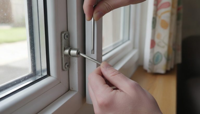 méthode pour régler la fermeture d'une fenêtre pvc